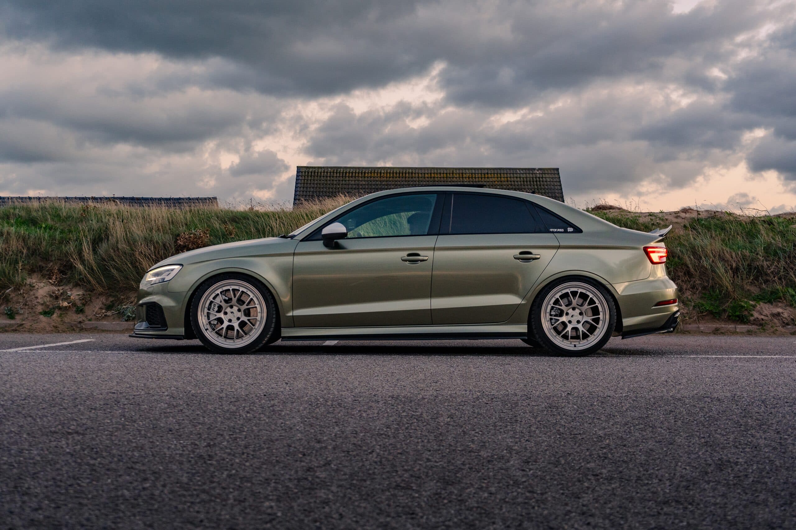 Audi RS3 saloon Y3 FCF: Side profile
