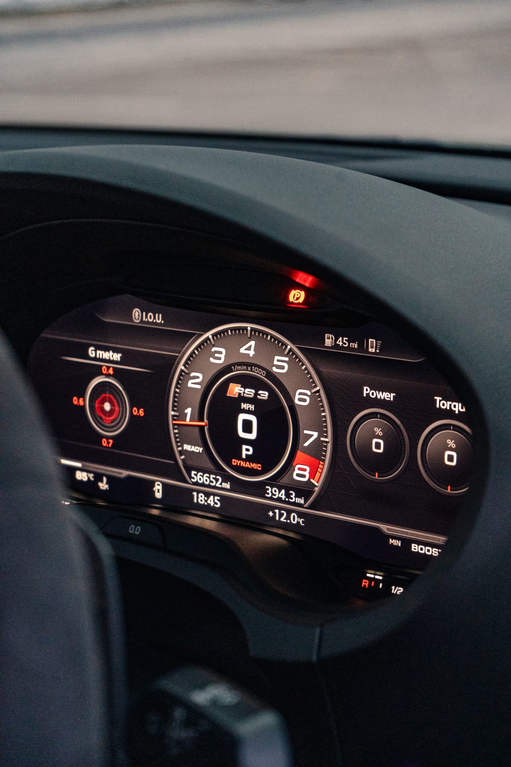 Audi RS3 saloon Y3 FCF: Dash