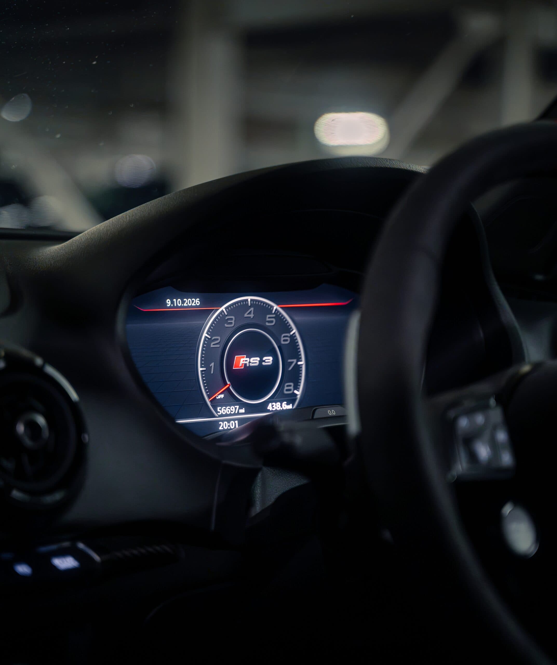 Audi RS3 saloon Y3 FCF: Dash